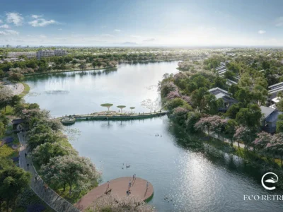 Eco Retreat la khu do thi de o dang cap quoc te voi quy mo 220ha duoc phat trien boi Nha sang lap Ecopark Trang Chủ